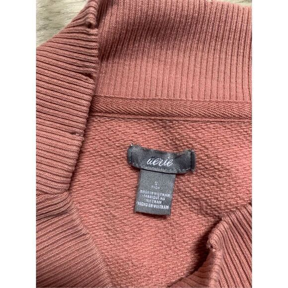 Aerie Women Pink Distressed Crewneck Boxy Sweatshirt Small - Picture 4 of 7